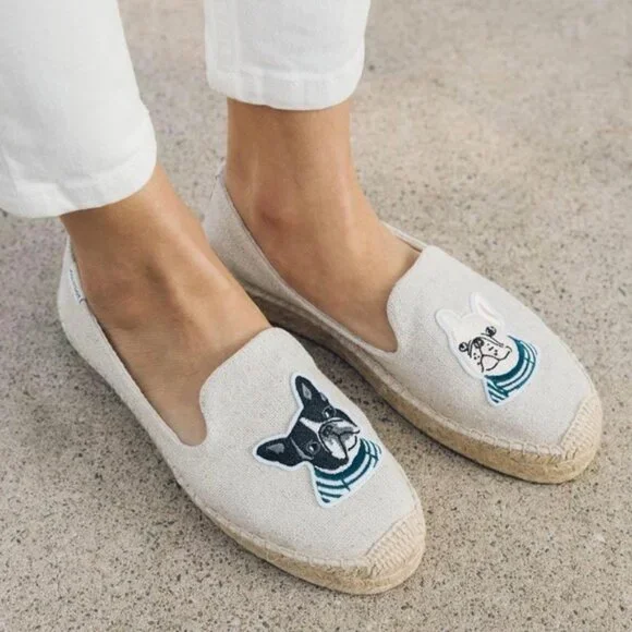 Soludos Shoes Soludos Teddy And Gigi French Bulldog